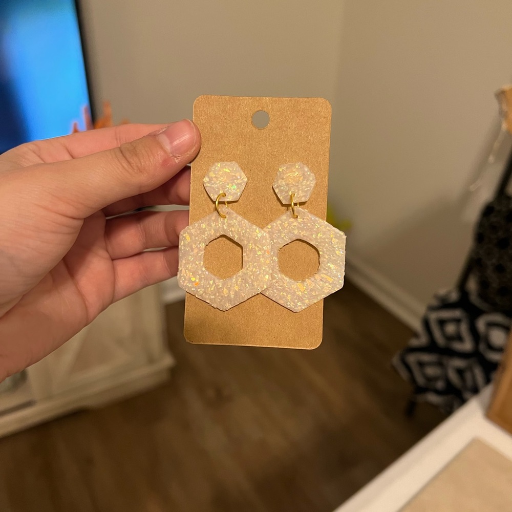 Polymer clay earrings